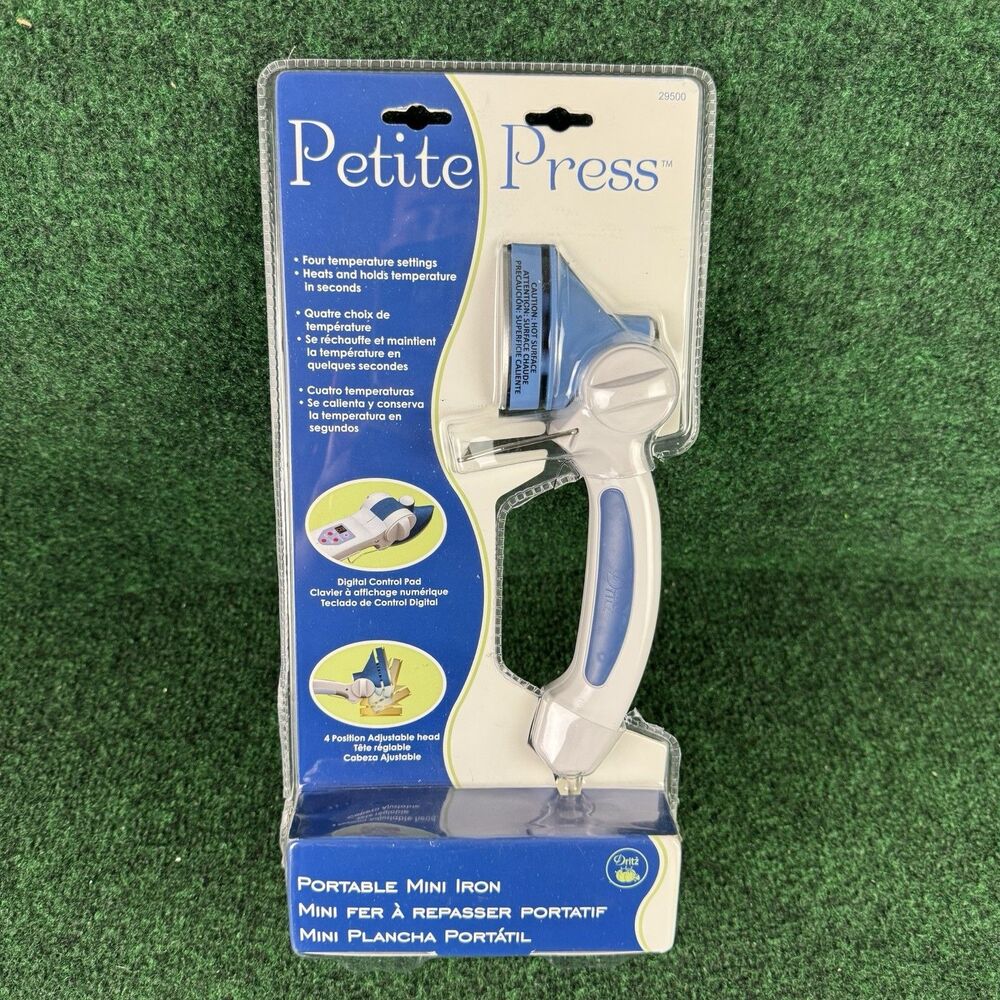 New! Dritz 29500 Petite Press Portable Mini Iron with 4 Position Adjustable Head